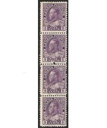 1922 CANADA GEORGE V 5 CENT USED 4 STAMPS S.112 - £3.97 GBP