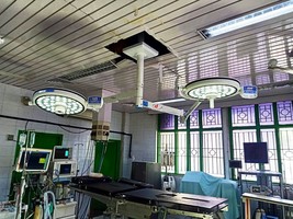 New LED Operation Theater Double Satellite Light Ceiling Mounted for OT Room! - £1,936.41 GBP