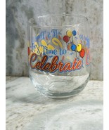 “It Is Time To Celebrate” 16.8 oz Inspirational Seamless Bear/Wine Glass - $14.73