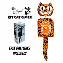 BENGAL TIGER KIT CAT CLOCK 15.5&quot; Official Kit-Cat Klock MADE IN USA Free... - $79.99