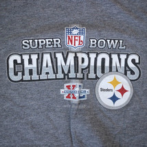 Pittsburgh Steelers NFL Super Bowl XL Champions 2006 Reebok Womens Shirt USA M - £19.46 GBP
