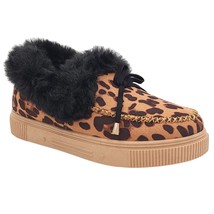 Journee Collection Women Slip On Mocassin Loafers Midnight Size US 7 Leo... - $27.72