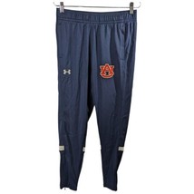 Auburn Team Issued Workout Pants Womens Small Under Armour Navy Blue Drawstring - £27.99 GBP