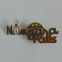 Vintage 1990 Niagara Falls WIBC Bowling Lapel Hat Pin - £3.99 GBP