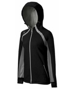 NEW Mizuno Osaka Hoodie Women Hooded Fleece Sweatshirt Jacket BLACK Size... - £9.67 GBP