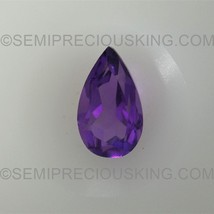 Natural Amethyst African Pear Facet Cut 5X3mm Indigo Purple Color VVS Cl... - $2.57