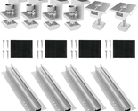 Solar Panel Bracket Aluminium Profile Mounting Rail T-Shaped Centre Clam... - $107.55