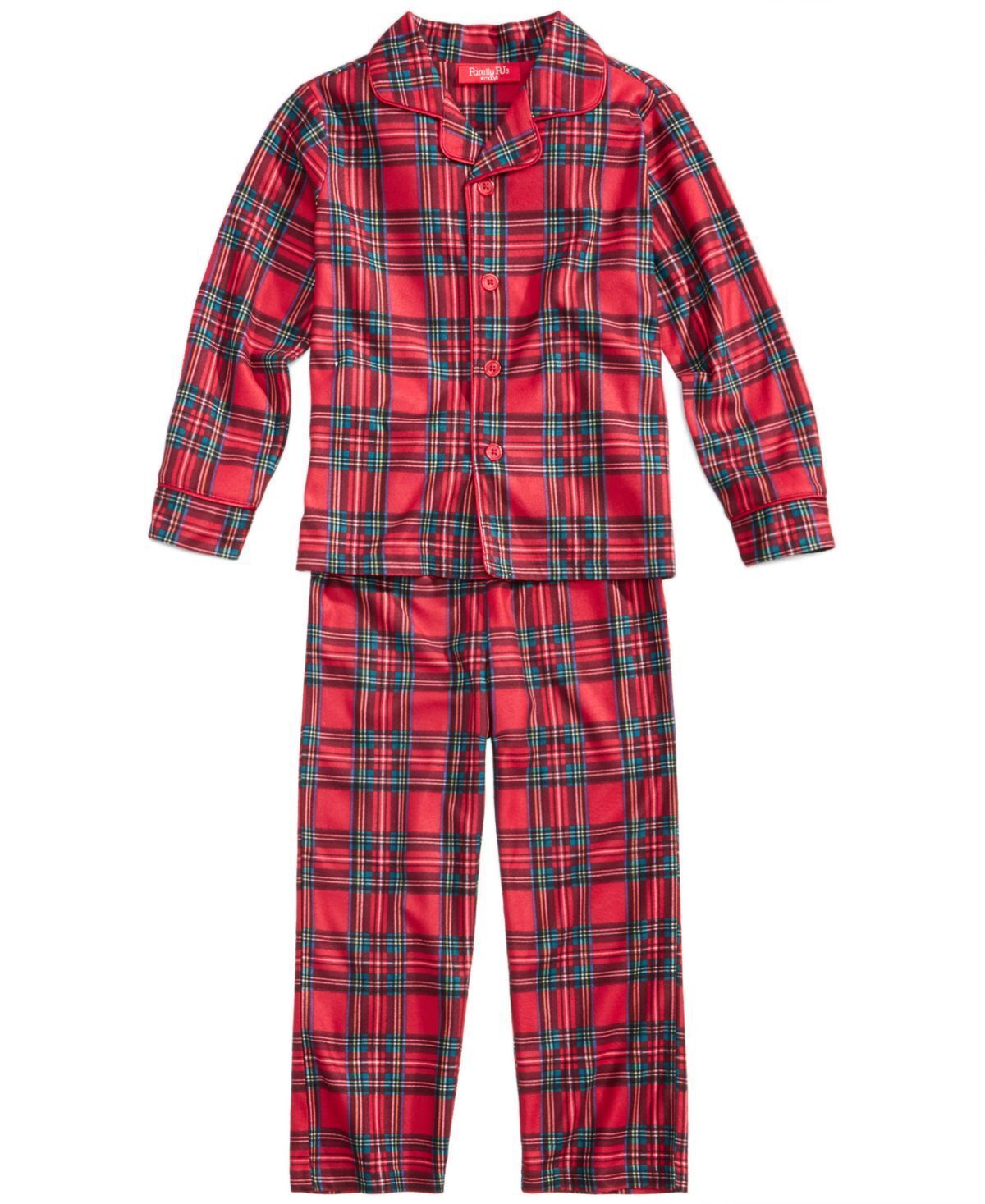 Primary image for allbrand365 designer Little & Big Kids Boys Pajama Set,Brinkley Plaid,6-7