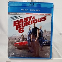 Fast &amp;Furious 6 (2013) Blu-Ray + Digital Copy Paul Walker Factory Sealed! - £3.18 GBP