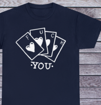 Funny Sarcastic Poker Cards T Shirt, Las Vegas Old School Clothing Game Tee - $17.99+