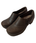 Women’s Dansko Brown Leather Professional Waterproof Clogs Size 8 - £49.81 GBP