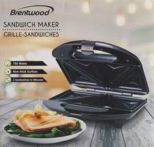 Brentwood Non-Stick Compact Dual Sandwich Maker - £11.88 GBP