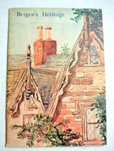 Bergen&#39;s Heritage Bergen County N.J. 1968 Softcover Booklet - £9.76 GBP