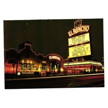 El Rancho Casino Hotel Las Vegas Vintage Postcard Vacation Gambling Marquee - £7.42 GBP
