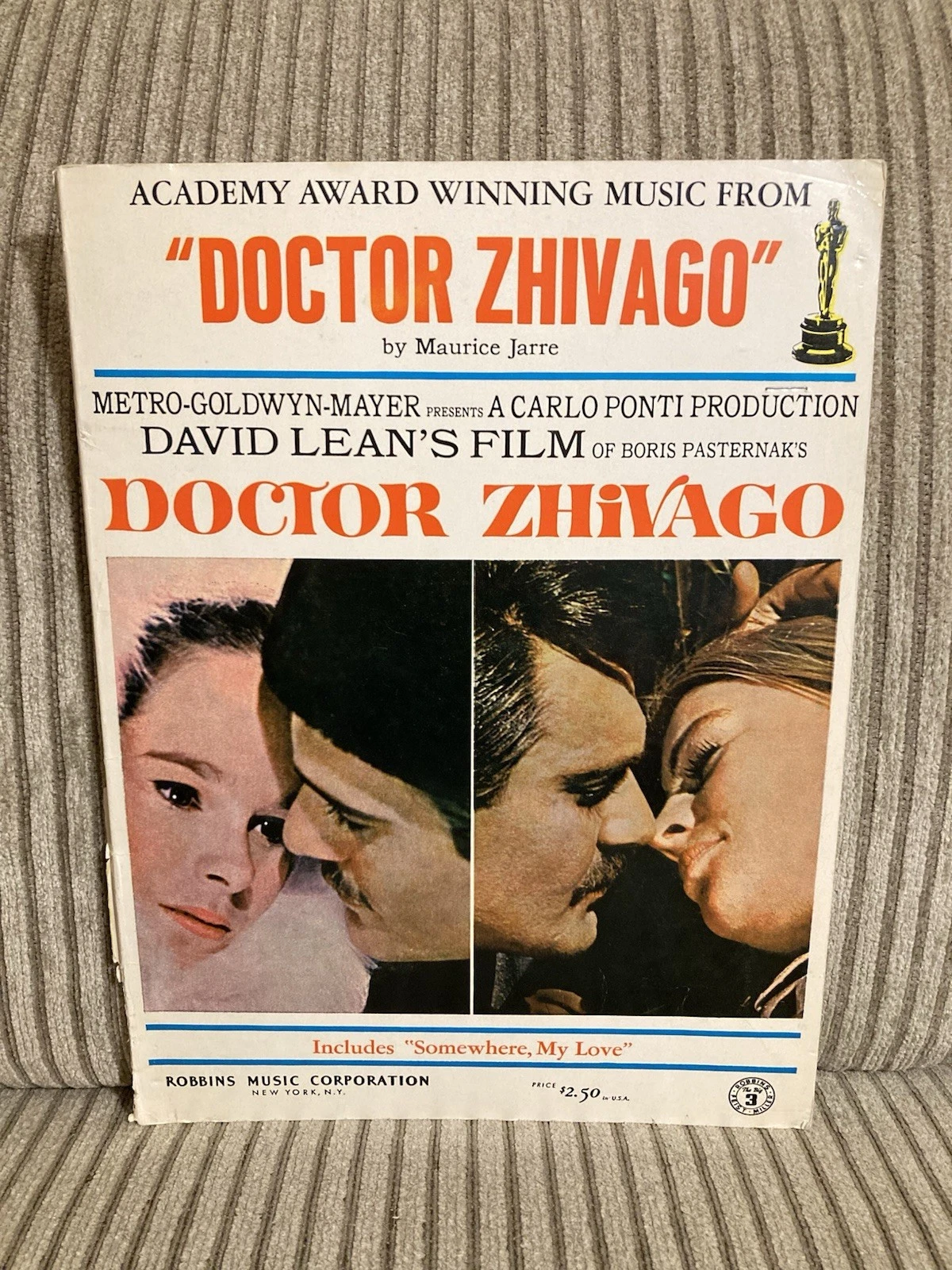 Academy Award Winning Music From &quot;Doctor Zhivago&quot;, by Maurice Jarre - $7.00