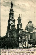 Roman Catholic Cathedral Blessed Sacrament Sacramento CA 1908 DB Postcard - $7.87