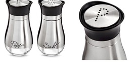 4oz Stainless Steel Salt and Pepper Shakers Set Modern Kitchen Accessories - £18.18 GBP