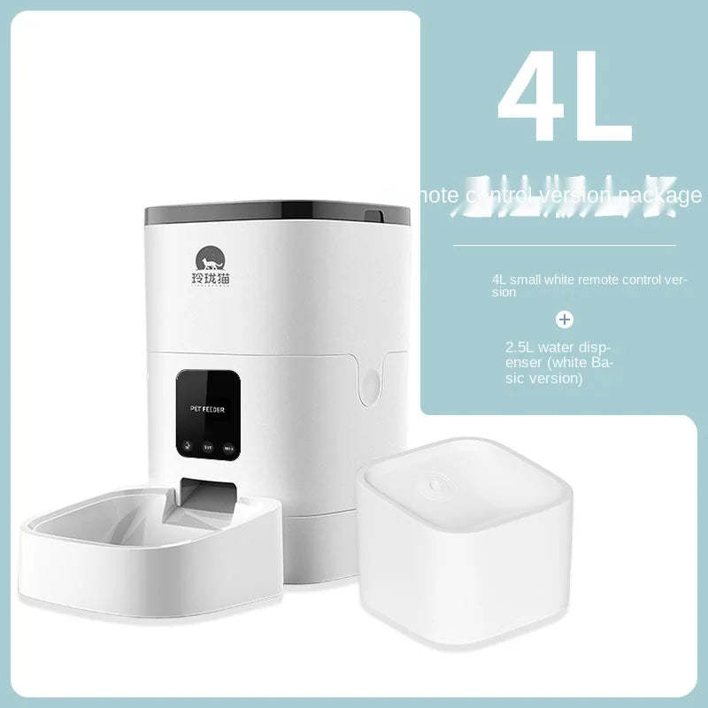 Pet Smart Automatic Pet Feeder Cat and Dog Automatic Feeding Machine Tim... - $80.67+