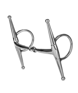 GATSBY Stainless Steel Full Cheek Eggbutt Snaffle Bit 5 1/4&quot; - £39.83 GBP