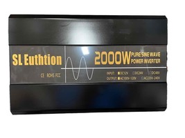 NEW SL Euthtion 2000W Pure Sine Wave Power Inverter 12V DC to 120V AC - £130.80 GBP