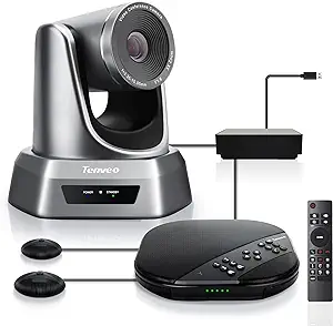 Group All-In-One Video Audio Conference Room Camera System 3X Optical Zo... - $998.99