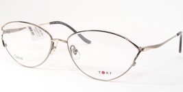 Toki TK-8357 240 Gold /Gold-Bronze Unique Rare Eyeglasses Frame 58-16-140 Japan - £159.60 GBP