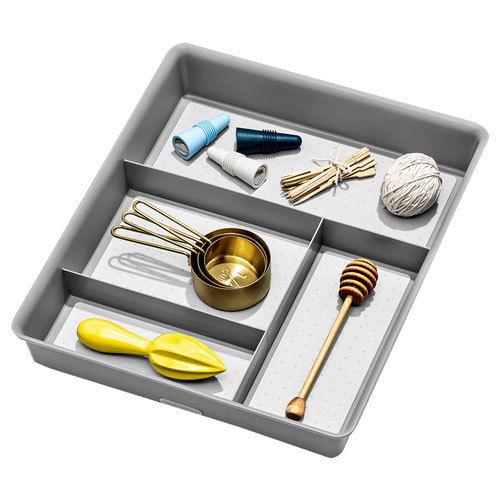 Madesmart Junk Drawer Organiser - Soft Grey - $35.50
