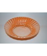 Vintage Fire-King Peach Luster Swirl Serving Bowl   - £17.20 GBP