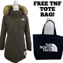 The North Face Women&#39;s Arctic Parka Down Coat New Taupe Green Sz XS S M ... - £179.45 GBP