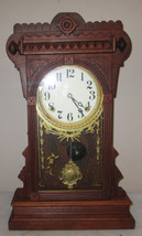 vintage GINGER STYLE WOOD CLOCK PENDULUM INDIA - $201.10