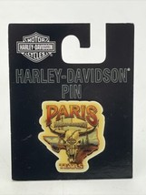 Harley Davidson Vest Pin Paris Texas HD Cap Lapel - £11.31 GBP