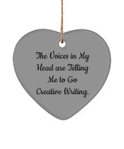 Funny Creative Writing Gifts, The Voices in My Head are Telling Me to Go Creativ - £13.24 GBP