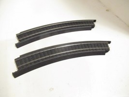 HO VINTAGE LIFE-LIKE- POWER-LOC BLACK BASE - 2- 18&quot; R. CURVE TRACKS- EXC... - $2.89
