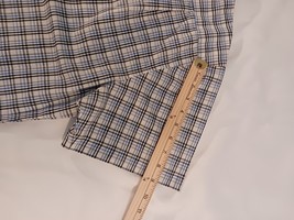 IZOD Button-Down Collar Short Sleeve XL Collar/Polyester Men's Shirt Plaid image 7