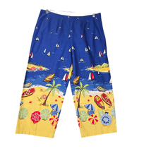 Vtg Sag Harbor Sport Womens Size 18 Capri Pants Beach Lake Vacation Sail... - $210.73 MXN