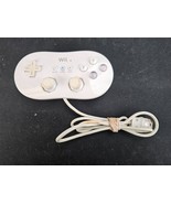 Official Nintendo Wii Classic Pro Controller White RVL-005  OEM TESTED - £7.06 GBP