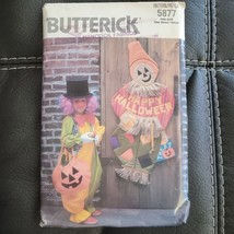 Vintage Butterick Pattern 5877 One Size Fits All Happy Halloween Costume 1987 - £7.46 GBP