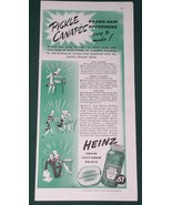 Heinz Pickle Good Housekeeping Magazine Ad Vintage 1941 - $10.85 CAD
