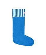 Hunter Original Tall striped cuffed Boot Socks Blue And White size XL si... - £23.72 GBP