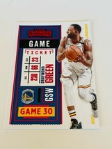Draymond Green Warriors RED parallel sp insert 2020-21 Panini Contenders ticket - £9.32 GBP