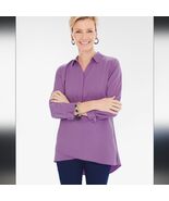 Chico's Crisscross Hem Tunic Size 1P - $28.71