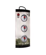 3 ENGLAND RUGBY UNION CRESTED GOLF BALLS BY PREMIER LICENSING. PACKAGED. - £16.85 GBP