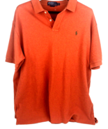 Ralph Lauren Men&#39;s Polo Shirt XL Orange Short Sleeve Exclusive Decoratio... - $283.33 MXN