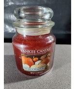 Yankee Candle Vanilla Pumpkin 14.5oz Small Jar Candle Orange - £25.55 GBP