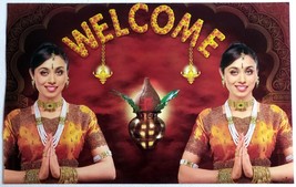 Rani Mukherjee Welcome Bollywood Original Poster 21 inch X 33 inch India... - £39.50 GBP
