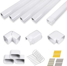 LyPrem 5&quot; 17Ft Air Conditioner Decorative PVC Line Set Cover - $47.50