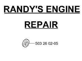 (2) Crankshaft Seals 503260205 Husqvarna Chainsaw Fits Many - $23.99