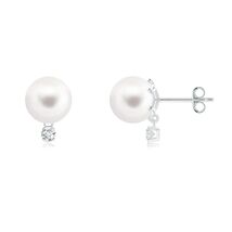 ANGARA Freshwater Pearl Studs for Women in Sterling Silver (8mm Pearl) - $350.55+