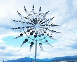 Magical Windmill Wind Powered Kinetic Metal And Sculpture Spinner Garden... - $38.99