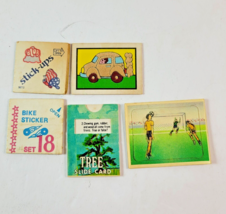 Vintage Lot of Cracker Jack Prizes Toys Lot Of 5 Bike Sticker, Stick-Ups - £21.94 GBP